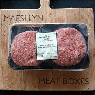 2 Maesllyn Beef Burgers