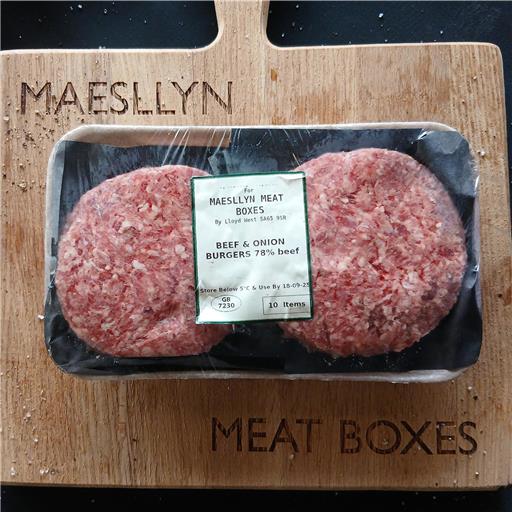 2 Maesllyn Beef Burgers
