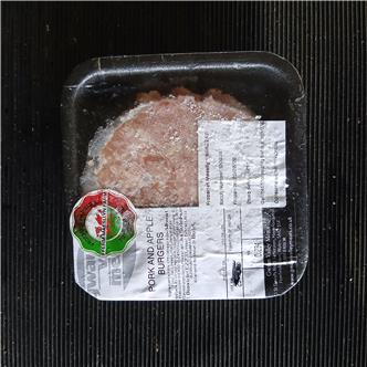 Pack of Pork and Apple Burger